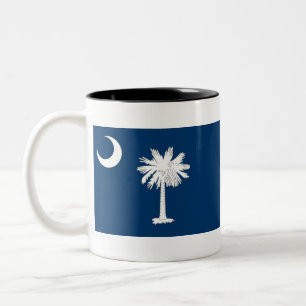 Flagga South Carolina Två-Tonad Mugg