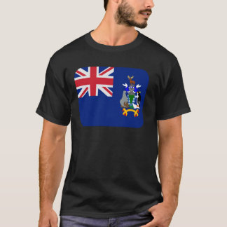 Flagga South Georgia och South Sandwich Islands T Shirt
