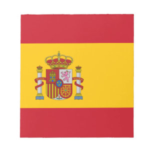 Flagga Spanien Anteckningsblock