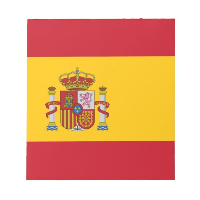 Flagga Spanien Anteckningsblock (Framsida)