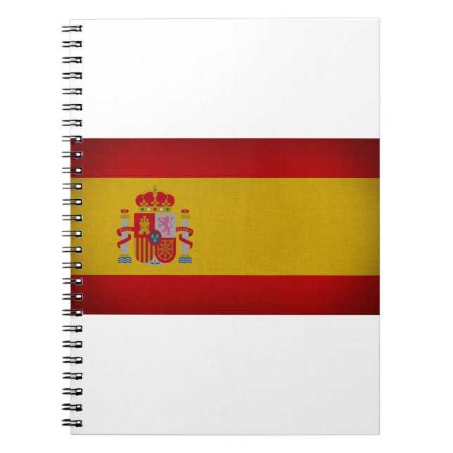 Flagga Spanien Anteckningsbok (Framsidan)