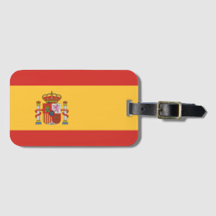 Flagga Spanien Bagagebricka