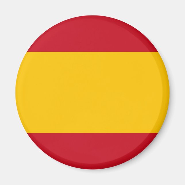 Flagga Spanien, Bandera de España, Bandera Español Magnet (Framsidan)