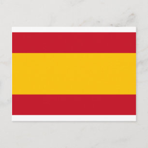 Flagga Spanien, Bandera de España, Bandera Español Vykort