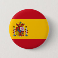 Flagga Spanien Bandera de España Pin Badge Button