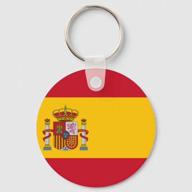Flagga Spanien-Bandera de España-Spanien Nyckelring (Framsida)