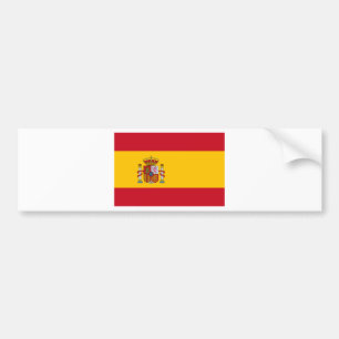 Flagga Spanien Bildekal