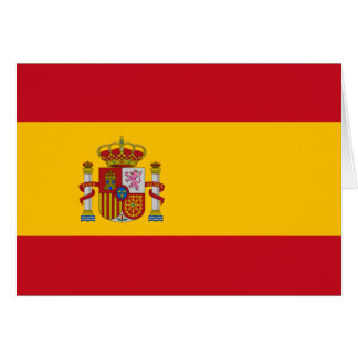 Flagga Spanien Hälsningskort