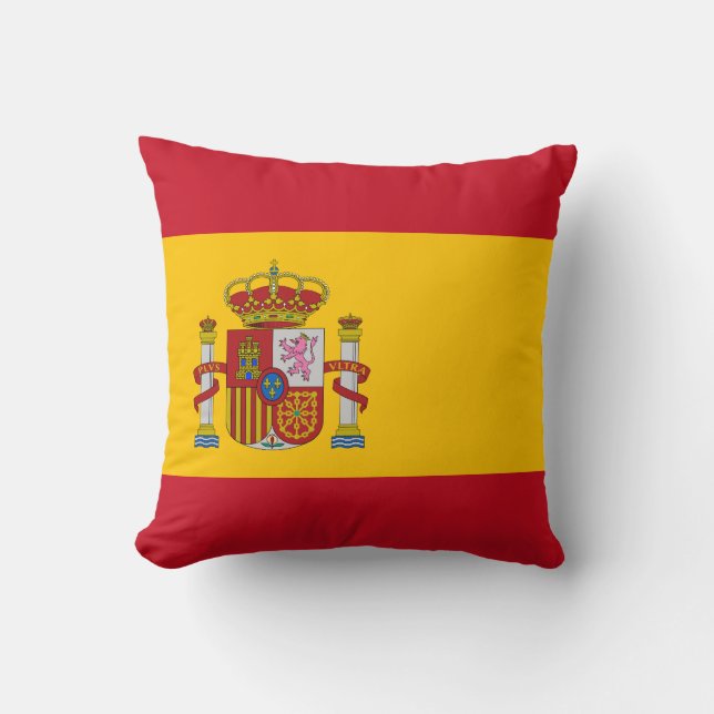 Flagga Spanien Kudde (Framsida)