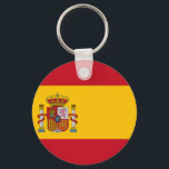 Flagga Spanien Nyckelring<br><div class="desc">Flagga Spanien-Bandera de España-La Rojigualda</div>