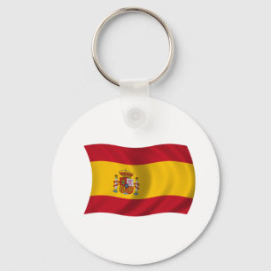 Flagga Spanien Nyckelring