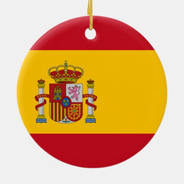 Flagga Spanien Ornament (Baksidan)