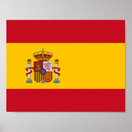 Flagga Spanien Poster