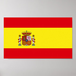 Flagga Spanien Poster