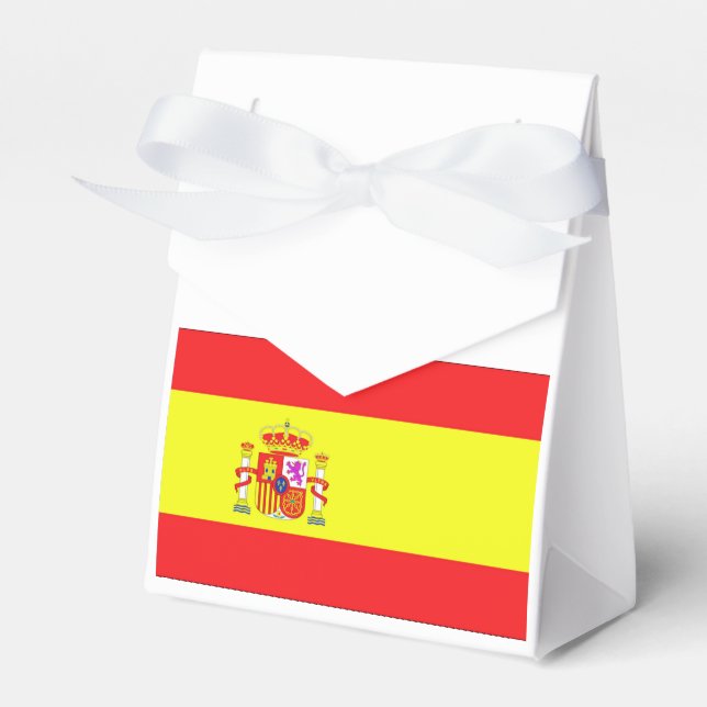 Flagga Spanien Presentaskar (Framsidan Sidan)
