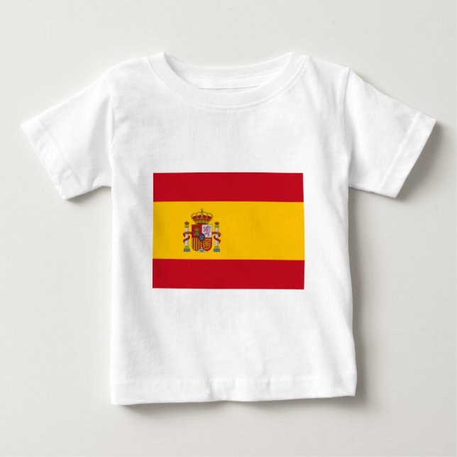 Flagga Spanien T-shirt (Framsida)