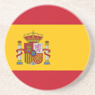 Flagga Spanien Underlägg Sandsten