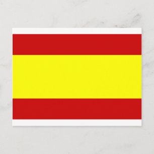 Flagga Spanien Vykort