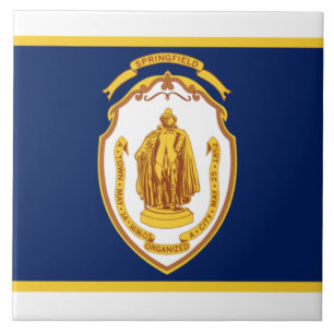 flagga Springfield (Massachusetts) Kakelplatta