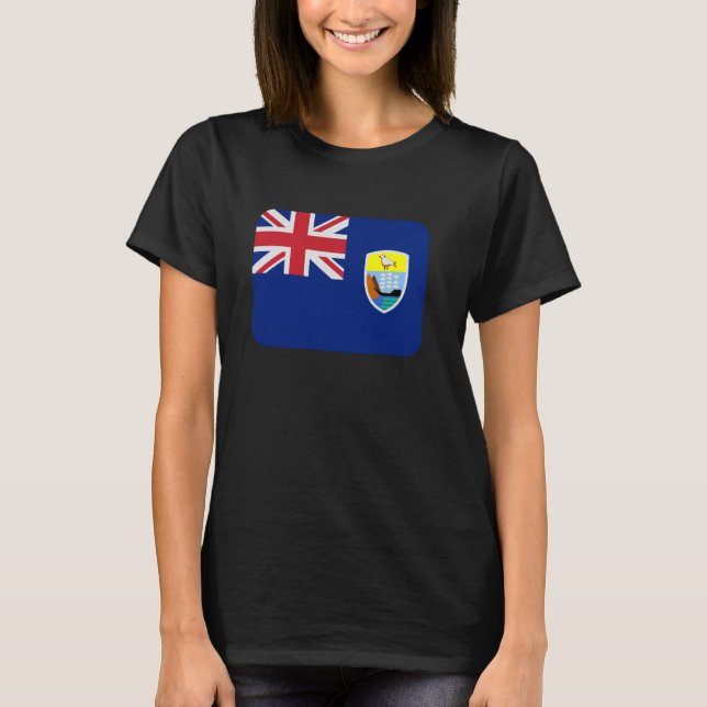 Flagga St. Helena T Shirt (Framsida)