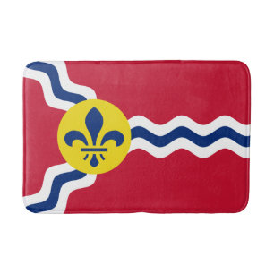 Flagga St. Louis, Missouri Bath Mat Badrumsmatta