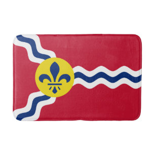 Flagga St. Louis, Missouri Bathroom Mat Badrumsmatta