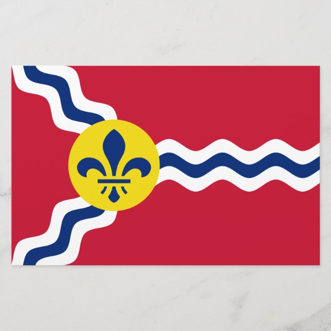 Flagga St Louis (Missouri) Brevpapper (Framsida)