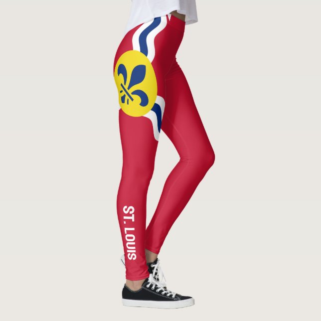 Flagga St. Louis, Missouri Leggings (Höger)