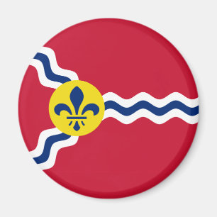 Flagga St Louis (Missouri) Magnet