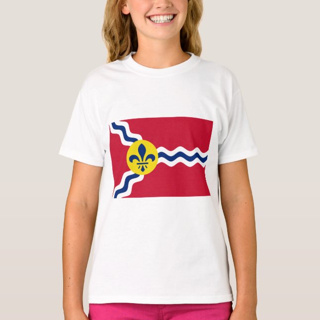 Flagga St Louis (Missouri) T Shirt (Framsida)