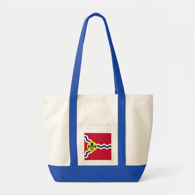 Flagga St. Louis, Missouri Tote Bag Tygkasse (Framsidan)