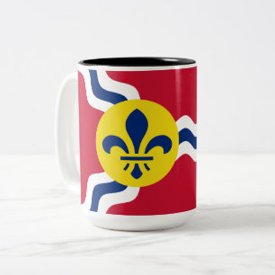 Flagga St Louis (Missouri) Två-Tonad Mugg