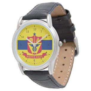 Flagga St Paul, Minnesota Armbandsur