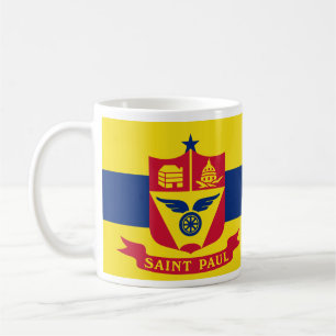 Flagga St Paul, Minnesota Coffee Mugg