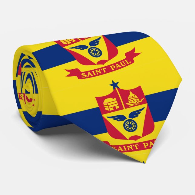 Flagga St Paul, Minnesota Tie Slips (Rullad)