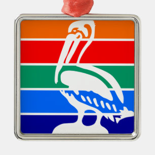 Flagga St. Petersburg (Florida) Julgransprydnad Metall