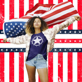 Flagga Star T Shirt