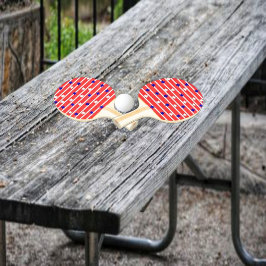 Flagga Stars Ping Pong Paddle Pingisracket