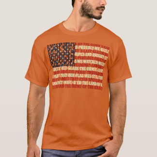 FLAGGA StarSpangled Banner i USA T Shirt