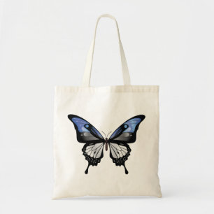 Flagga Sticker i Estallowtail Butterfly Tygkasse