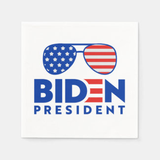 Flagga Sunglasses Joe Biden 2020 President Val Pappersservett
