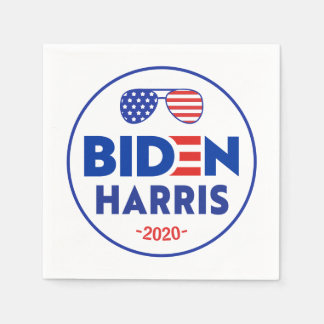 Flagga Sunglasses Joe Biden 2020 President Val Pappersservett