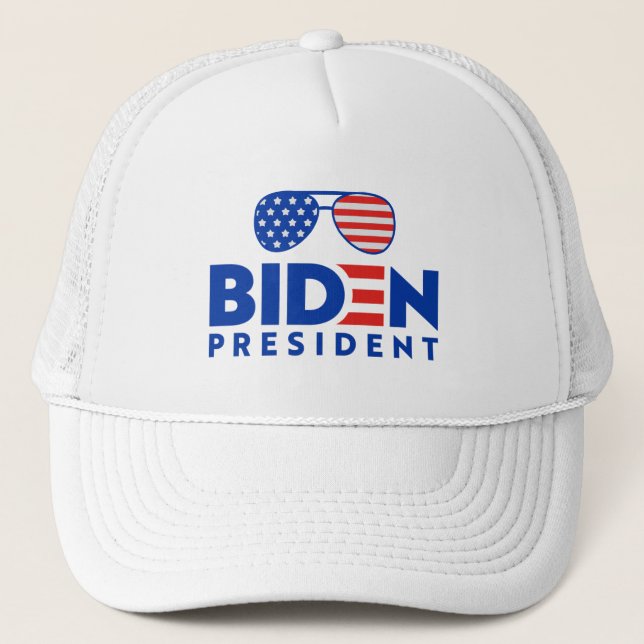 Flagga Sunglasses Joe Biden President Val 2020 Keps (Framsida)