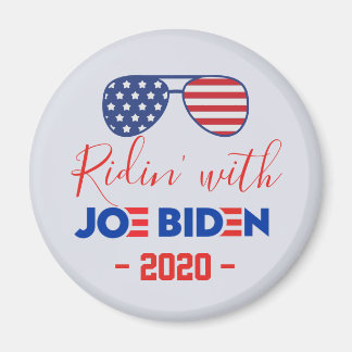 Flagga Sunglasses Ridin' with Biden Joe 2020 Magnet