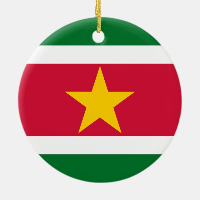 Flagga Suriname Ornament (Baksidan)
