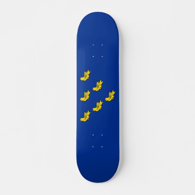 Flagga Sussex Skateboard (Framsida)