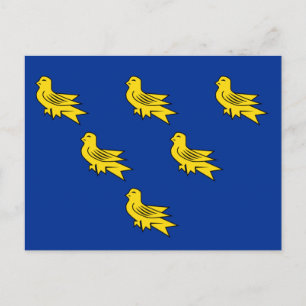 Flagga Sussex Vykort