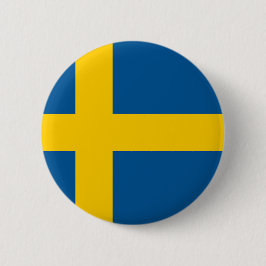 Flagga Sverige Knapp