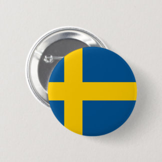 Flagga Sverige Knapp