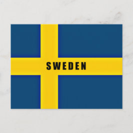 Flagga Sverige Vykort